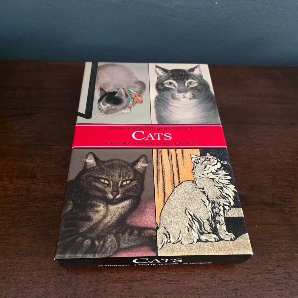 32 Cats Blank Notecards with 35 Envelopes in Box - Metropolitan Museum Of Art